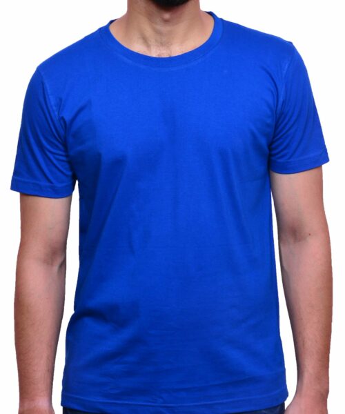 Round Neck Blue T-Shirts