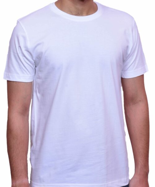 Round White T-Shirts