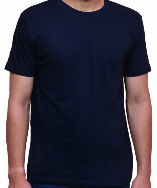 Round Neck Navy T-Shirt