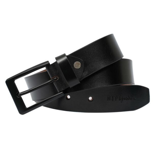 Hide Produits Men Tan Suede Genuine Leather Belt